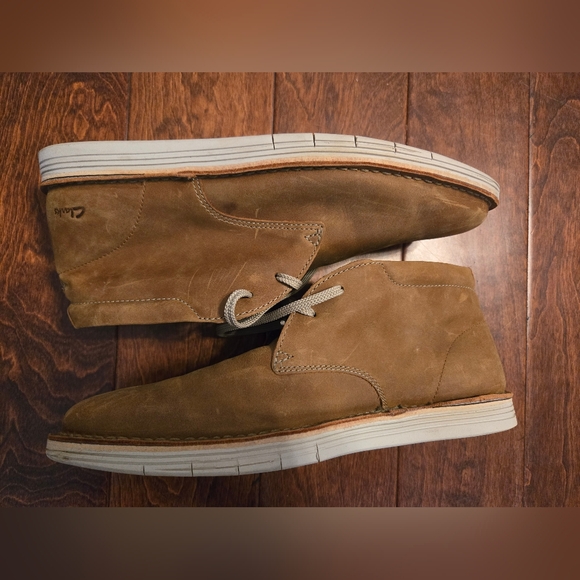 Clarks Other - Clarks Men Forge Stride Tan Leather Boot 12M